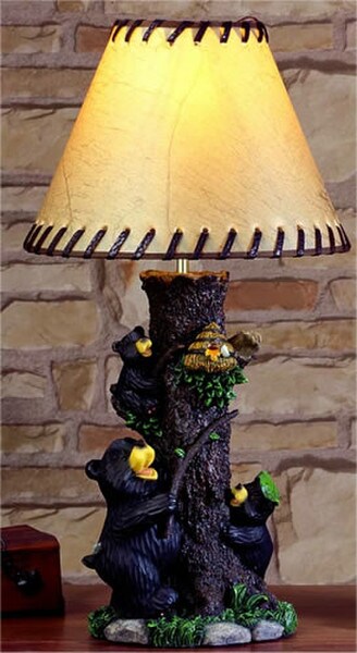 animal statue Bear Lamp sculpture Decorative Art for Home Lighting